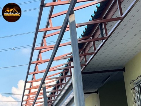 ต่อเติมโครงหลังคา นนทบุรี